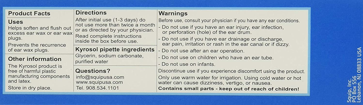 Kyrosol Ear Wax Removal Kit, Clear - Image 3