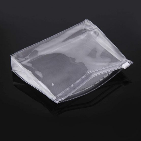 Mini Small PVC Transparent Plastic Cosmetic Organizer Bag Pouch with Zipper Closure for Vacation Travel, Bathroom and Organizing Waterproof Makeup Bag - Image 4
