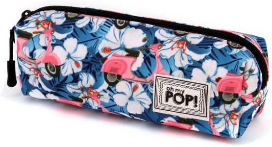 Oh My Pop Oh My Pop! Pink Scooter-Square HS Pencil Case Pencil Cases, 22 cm,Multicolour