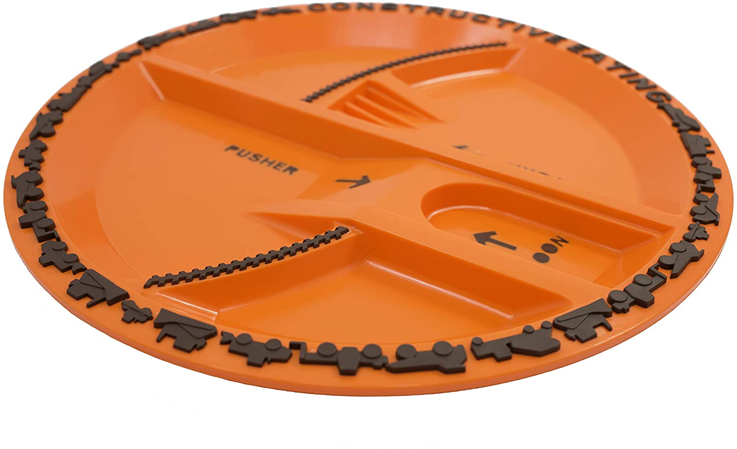 Constructive Eating 1 Construction Plate for Toddlers, Infants, Babies