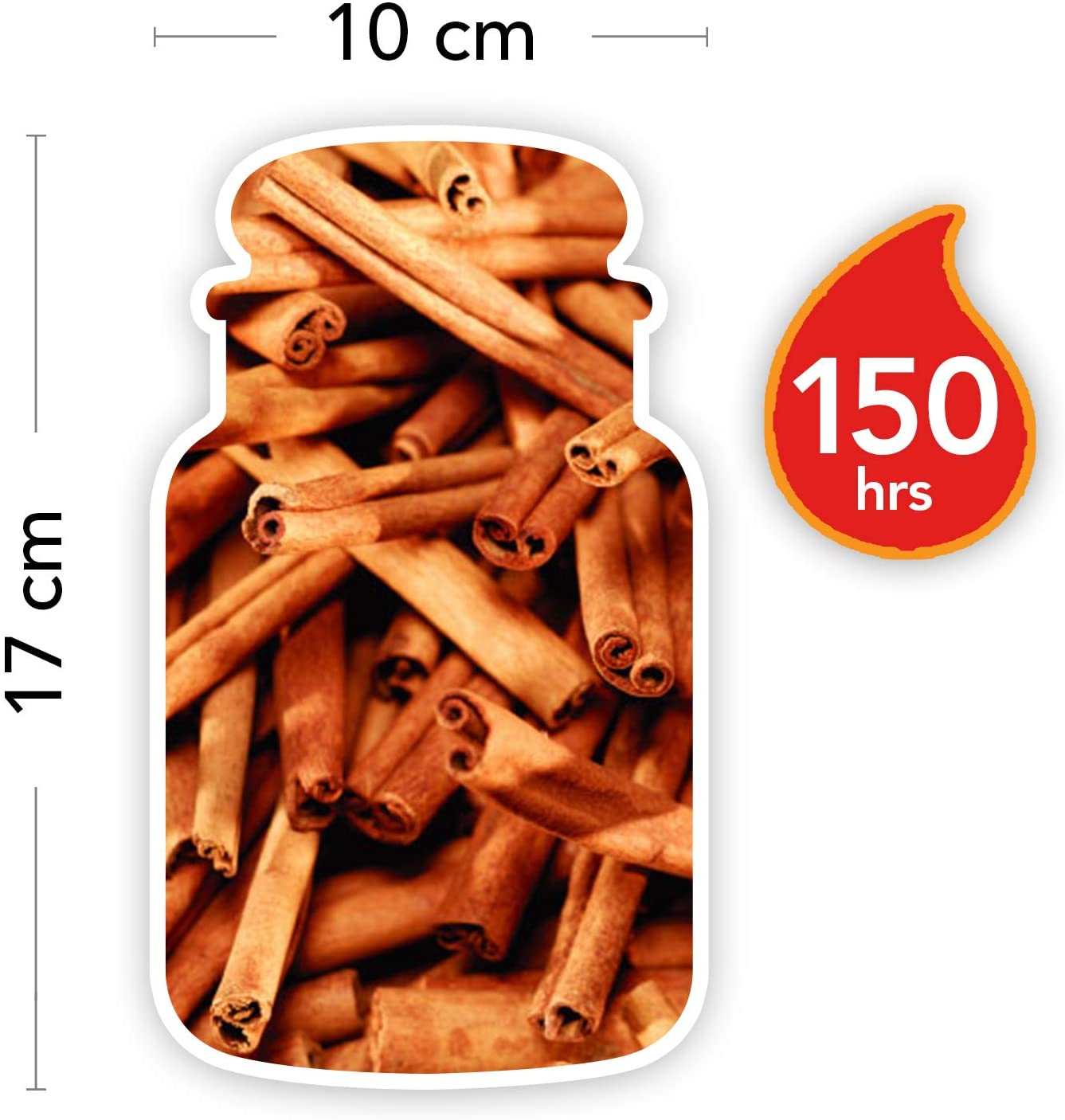 Yankee Candle Scented Candle Cinnamon Stick Large Jar Candle Burn