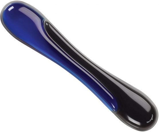 Kensington K62397AM Duo Gel - Ergonomic Keyboard Wrist Rest with Gel Wrist Support Pad - 90 x 36 x 480 mm - Blue (62397)