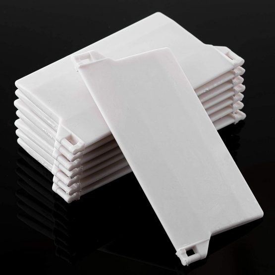 First blinds Vertical Blind Weights 89mm (3.5 inches) - Replacement Spares Bottom Weights Slats - White (10) - Image 2