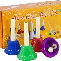Percussion Workshop HB8 Coloured Hand Bells (Pack of 8)