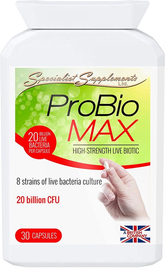 Specialist Supplements ProBio MAX High Strength Probiotics 30 Capsules