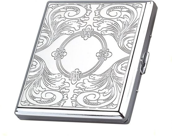 High Quality Metal Cigarette Case Box Holds 20 Cigarettes 84mm - Image 2