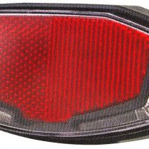 Spanninga Unisex Adult v610012 a Rear Bicycle Light, Red