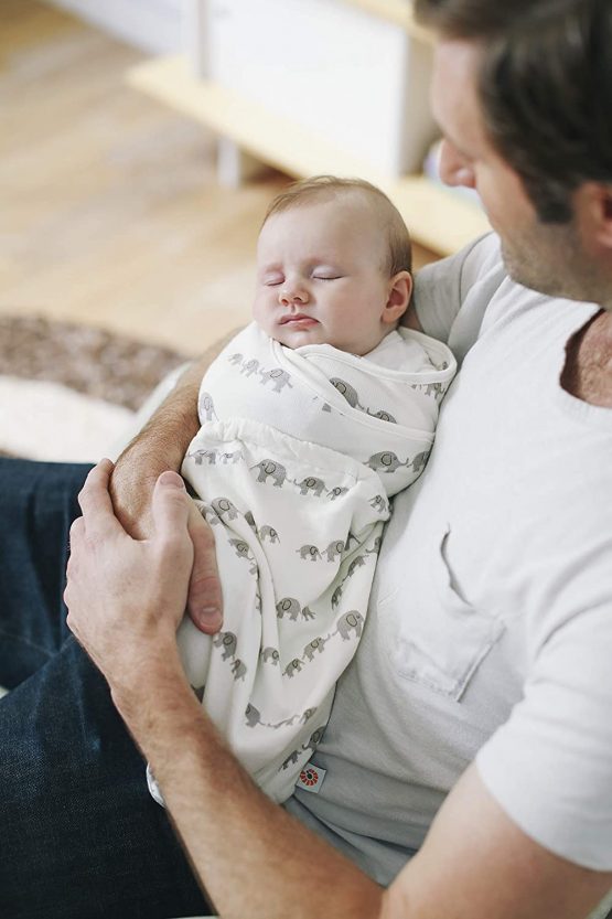Ergobaby original swaddler, one size, single pack, Elephant - Image 4