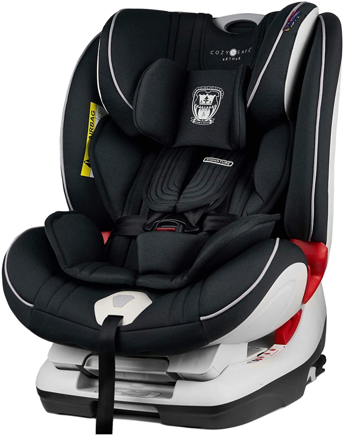 Cozy N Safe Arthur 0-36kg Group 0+1/2/3 Car Seat, ISOFix & Top Tether, Extended Rear Facing, Birth to 12 Years