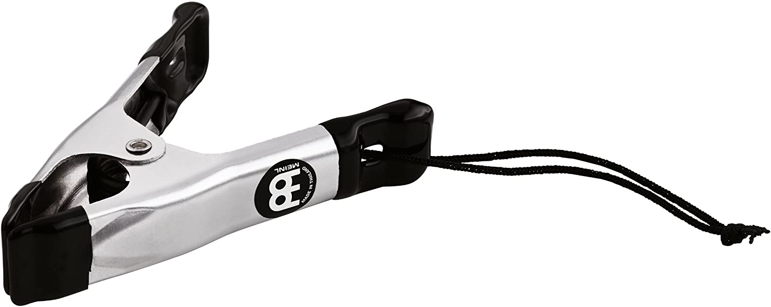 Meinl Percussion Triangle Holder Accessory - Clamp for Triangle - With Nylon String - Steel, Chrome Plated (CLAMP-TRI)