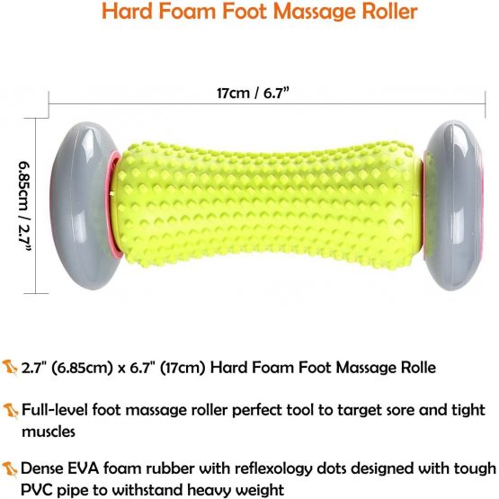 Beupro Foot Massage Roller, Muscle Roller Stick for Plantar Fasciitis Recovery and Tight Muscles Relax - Image 2
