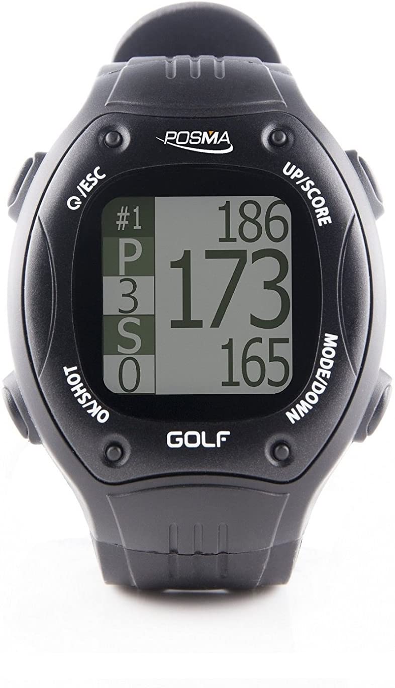POSMA GT1Plus Golf Trainer GPS Golf Watch Range Finder, Digital Score