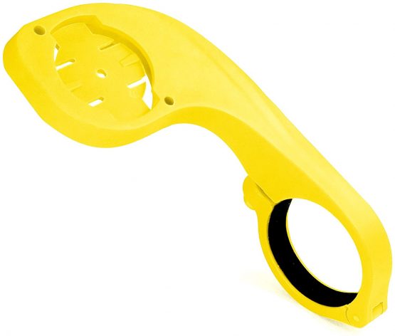 TUFF LUV Lollipop Handlebar Mount Adapter Compatible With Garmin Edge GPS Bike Computer - Yellow - Image 3