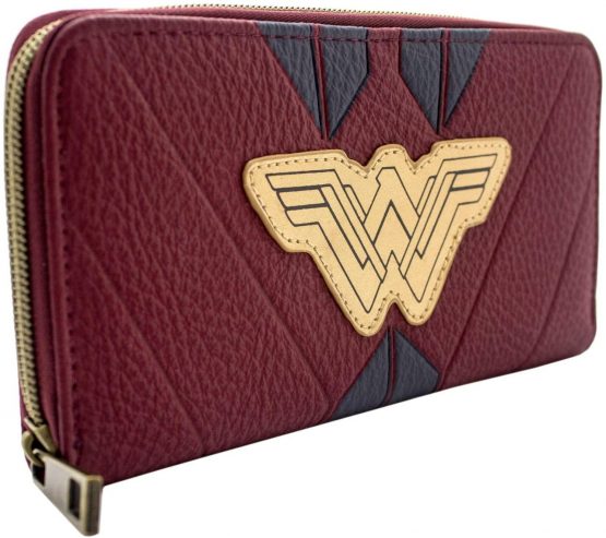 DC Comics Wonder Woman Red Warrior Suit Coin & Card Clutch Purse