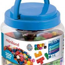 Miniland Miniland95210 Cubes in Jar, Multi-Color