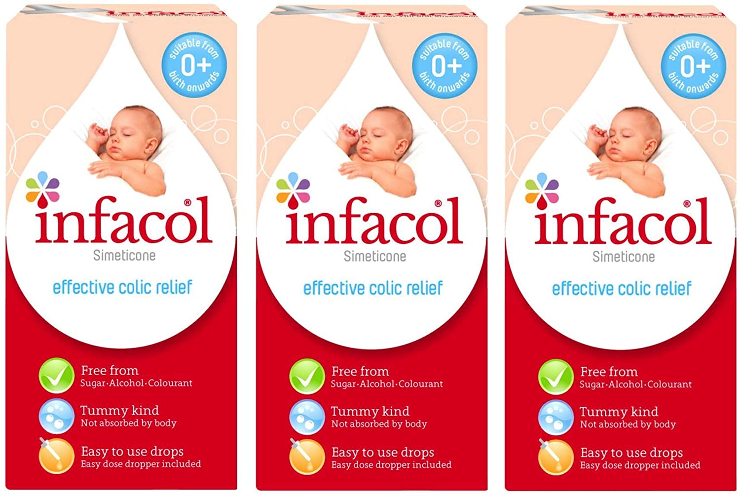 Infacol - Colic Relief Drops For Babies - 50ml (Triple Pack), 50 ml (3'lü paket)