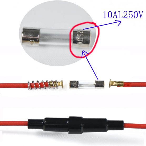 Cigarette Lighter Socket, Enisina Waterproof Marine Grade 12V/24V DC lighter socket plug Outlet for Boat Motorbike Car,With 0.6m Connection Cable - Image 4