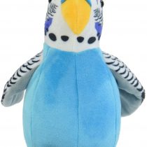 Kögler 75674 Laber Caruso Budgie Approx. 17 x 21 x 11 cm, lab Animal with Recording and Playback Function, Popping and wobbling, Ideal for Boys and Girls as a Gift, Colourful