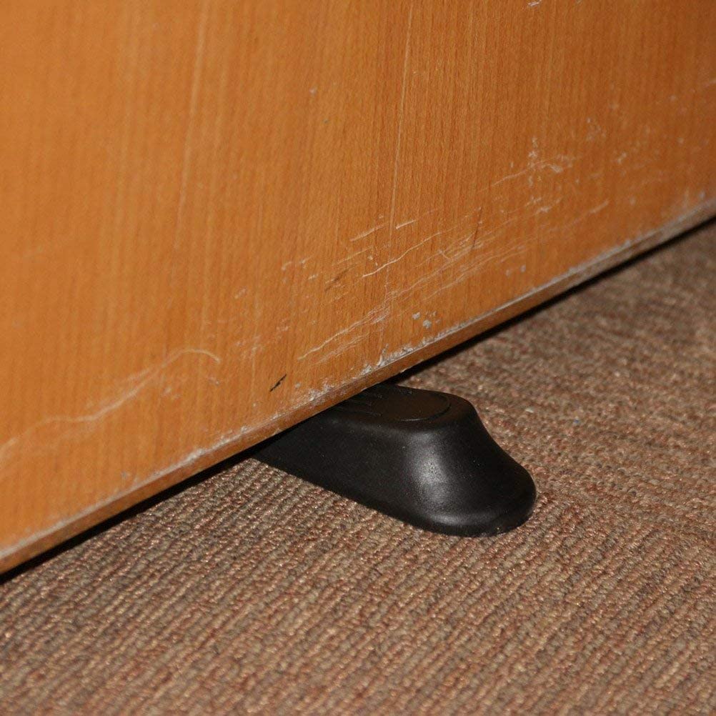 Winomo Door Wedges - Black (Pack of 5), 11,3 x 3,4 x 2 cm - Image 3