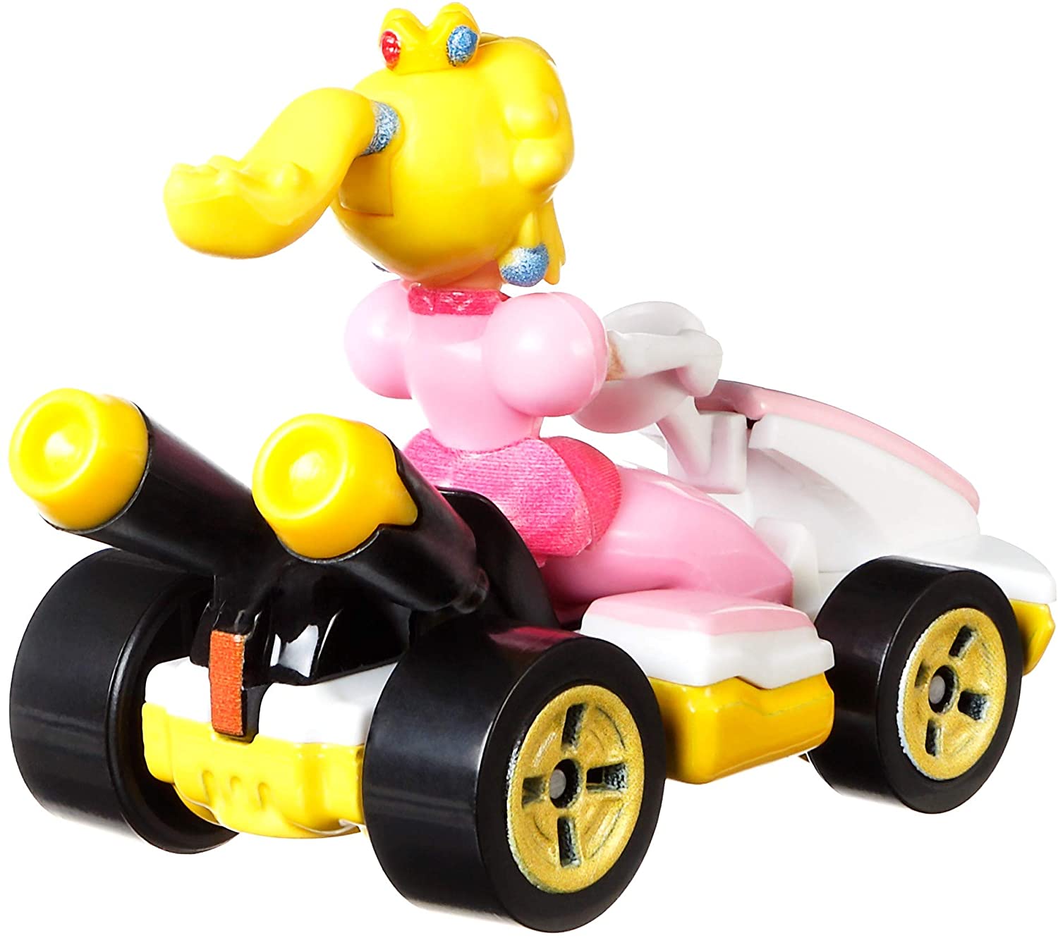 Hot Wheels Mario Kart Characters and Karts as Hot Wheels 1:64 Die-Cast Cars, GBG28, Pink, 3.2 cm x 6.4 cm x 4.5 cm - Image 4