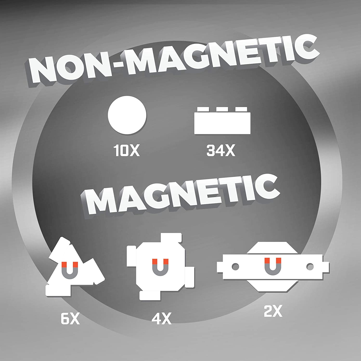 Mega Construx Magnext 5-in-1 Mag-Explorers, Multicoloured, 36.9 cm x 6.7 cm x 26 cm - Image 4