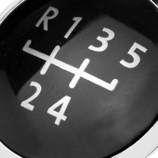 ENET 5 Speed Gear Chrome Round Shift Knob Cap - Image 3