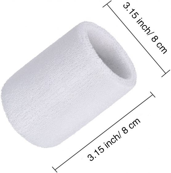 Bememo 12 Pack Sweatbands Sports Wristband Cotton Sweat Band for Men and Women, Good for Tennis, Basketball, Running, Gym, Working Out - Image 4