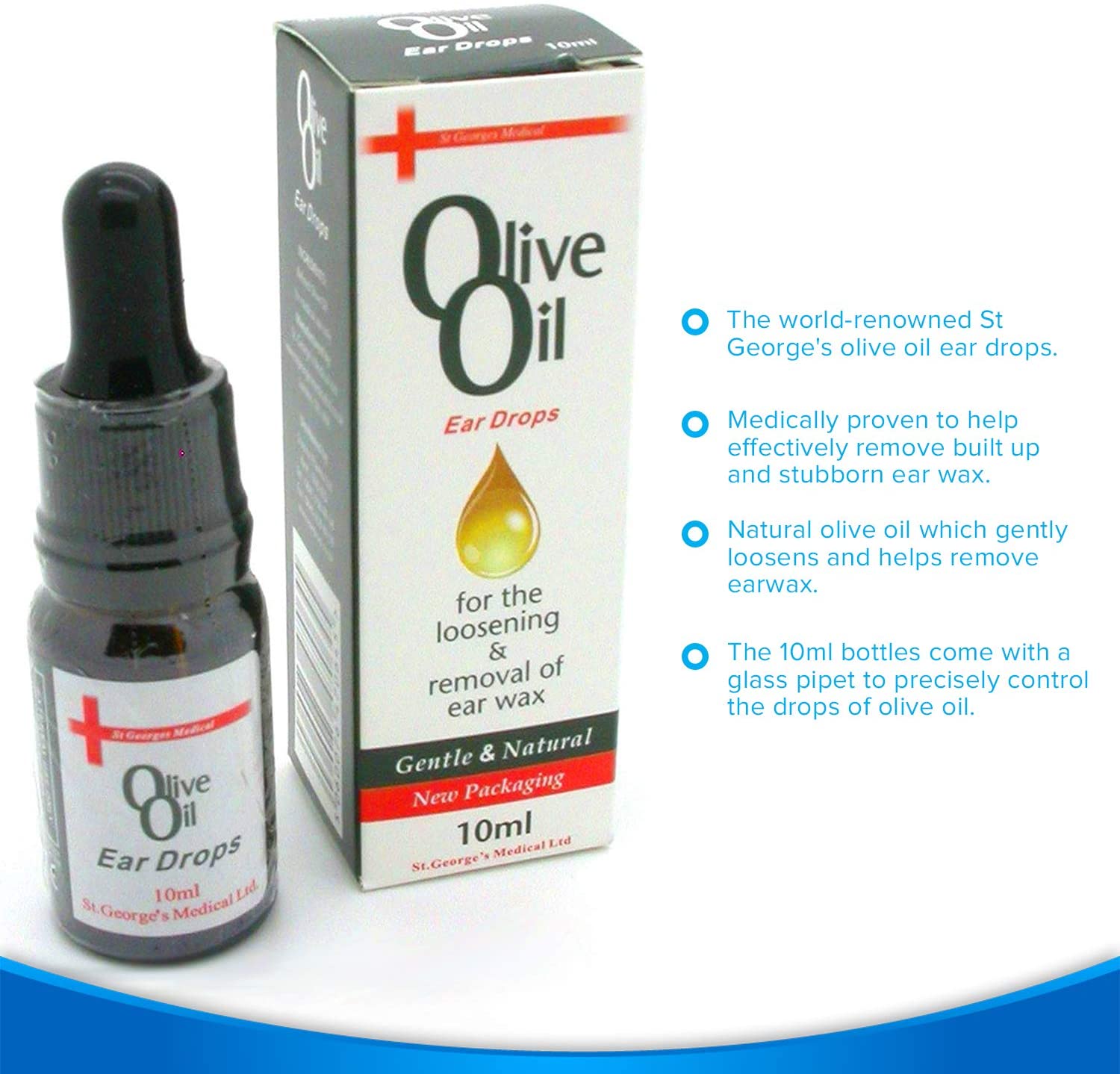 Medi Grade Ear Wax Removal Kit with Olive Oil Ear Drops, 10ml - Image 4