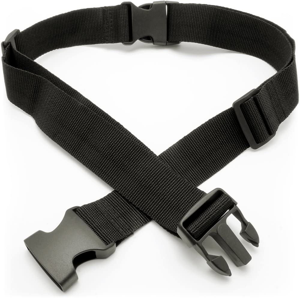 CampTeck U6745 Small Travel Luggage Straps Short Adjustable Connect Suitcase Belt Add On Attachment - Black, 1 Pair - Image 4