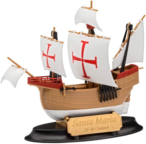 Revell RV05660 05660 5660 1:350 Santa Maria (Easy-Click) Plastic Model Kit, Various, 1/350 - Image 3