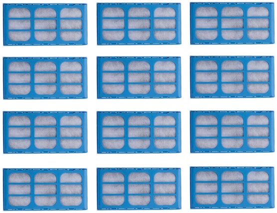 Rediboom 12 Pack Replacement Filter Cartridges Compatible with Cat and Dog Pet Fountains Water Purification Filter