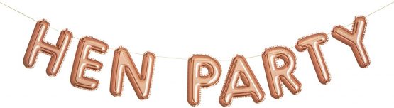 Neviti 773970 Glitz & Glamour-Hen Party Paper Bunting Garland, Pink/Rose Gold, 0 x 0 x 0 - Image 3