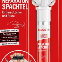 Fischer Repair Spatula, 1 x Repair Spatula Tube, 70 ml, Filling Drill Holes, Repairing Cracks, Quick Curing, No Tools Required, 545948