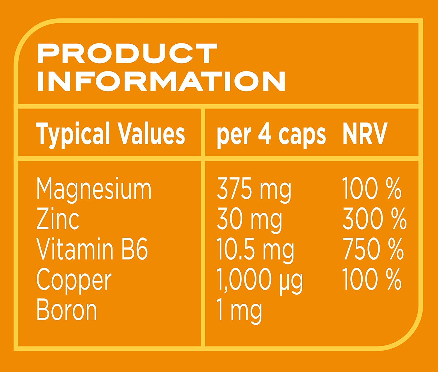Reflex Nutrition Zinc Matrix, Magnesium, Zinc, Vitamin B6, Boron & Copper Supplement, Fatigue and Tiredness Supplements - Image 4