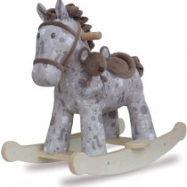 Little Bird Told Me - Biscuit & Skip - Infant Rocking Horse, Grey