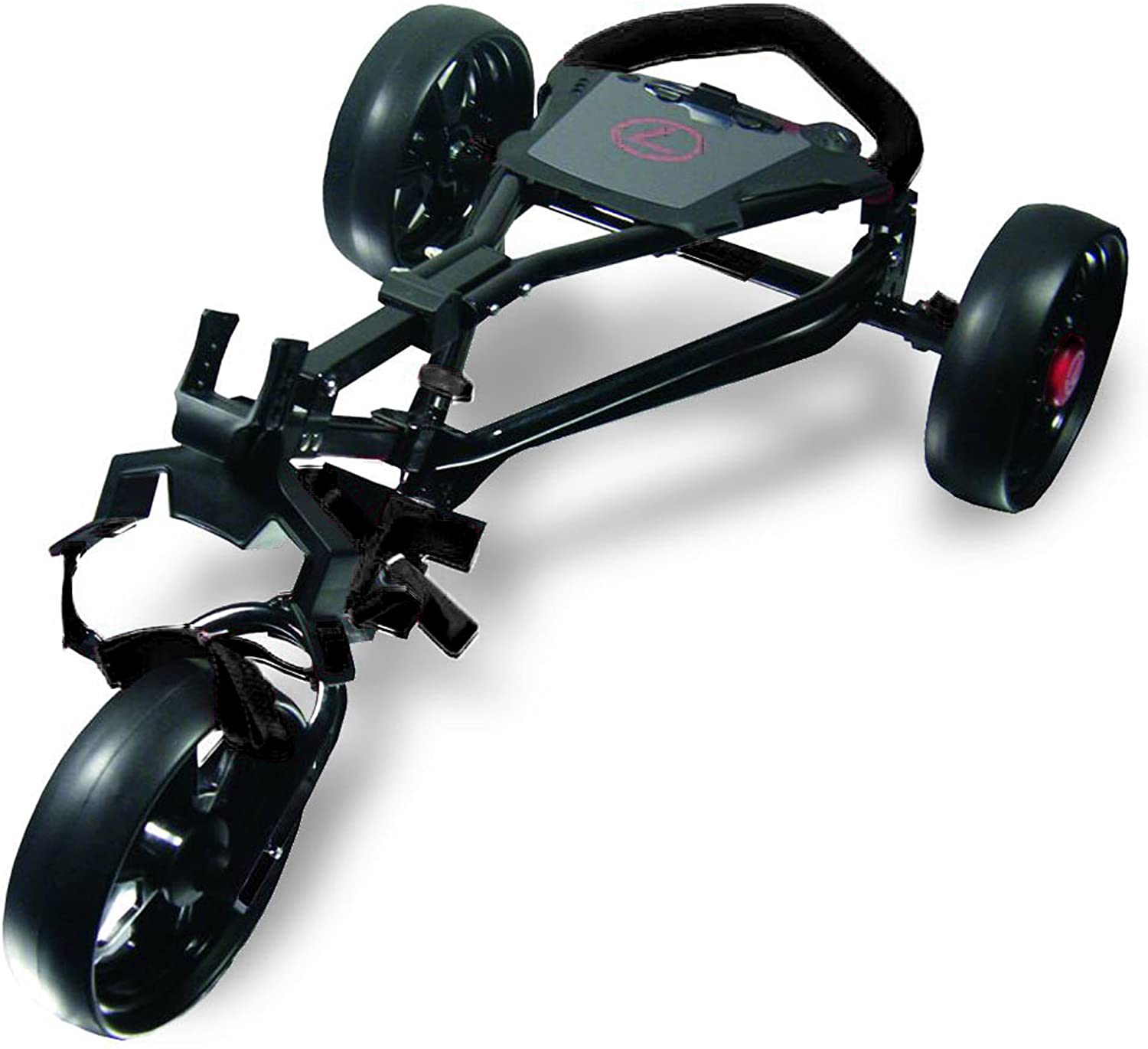 EzeGlide Junior Cruiser Trolley, Kids 3 Wheel Push Golf Cart, Lightweight Compact Frame, Easy Fold Design - Image 2