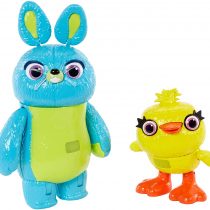 Disney Pixar Toy Story Ducky and Bunny 2-Pack in Movie-inspired Relative Scale Interactive, Talking, For Ages 4 Years Old and Up