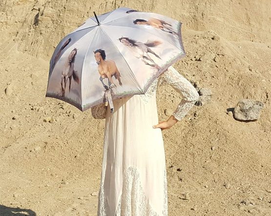 VON LILIENFELD® Umbrella Automatic Women Wild Horses - Image 3