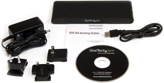 StarTech Universal Laptop USB Docking Station with VGA, Audio and Ethernet - 4 Port USB 2.0 Docking Station (USBVGADOCK2) - Image 4