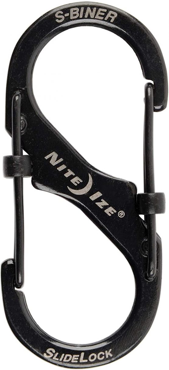 Nite Ize LSBC-01-R6 S-Biner Stainless Steel Slide Lock (Pack of 3), Black - Image 2