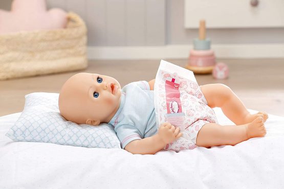 Baby Annabell Nappies for 43 cm Dolls - Easy for Small Hands, Creative Play Promotes Empathy and Social Skills, For Toddlers 3 Years and Up - 5 Pack - Image 2