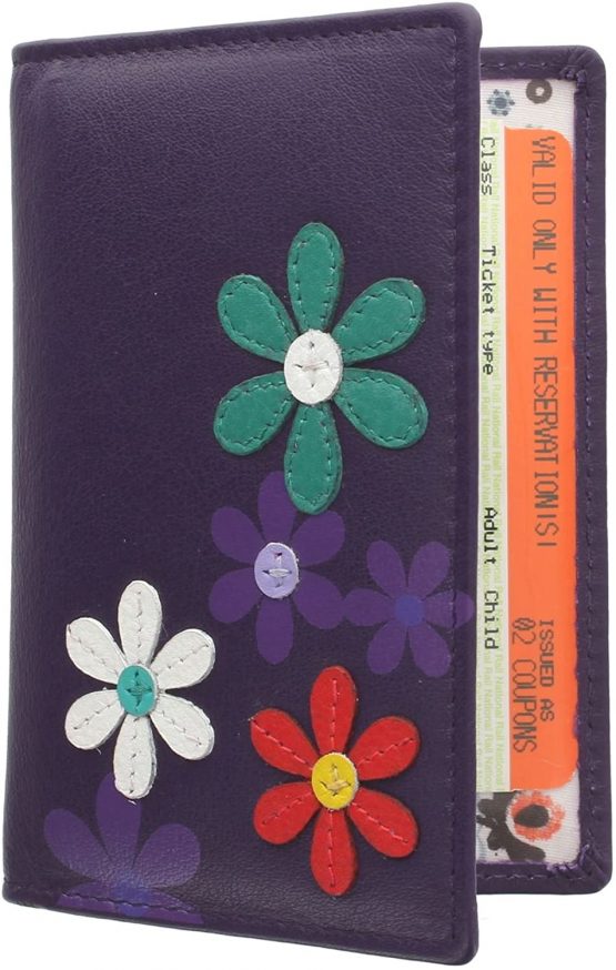 Mala Leather CARA Collection Travel Pass / Oyster Card Holder 620TC_73 Grey