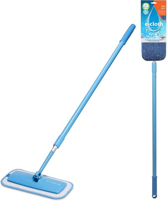 E-Cloth Mini Deep Clean Mop, Reusable Microfibre Mop for Floor Cleaning, 300 Wash Guarantee, 1 Pack