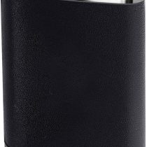 Premier Housewares 508255 Hip Flask - Black H14 x W10 x D3cm