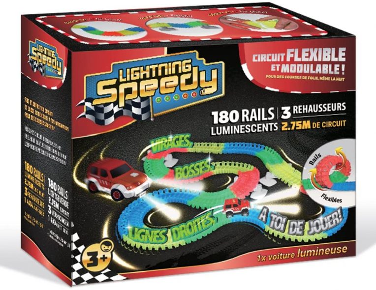 LIGHTNING SPEEDY Car racing track Children’s racing track from 3 years