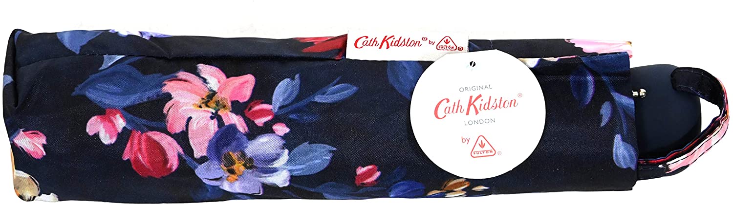 Cath Kidston Paintbox Flowers Minilite Folding Umbrella Handbag Size With Matching Case 8F3743 - Image 3