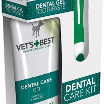 Vet’s Best Dog Toothpaste, Teeth Cleaning and Fresh Breath Dental Care Gel Kit