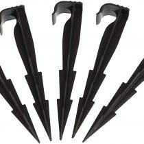 GARDENIX® Pack of 100 AquaPEG Ground Securing Pegs for Drip Irrigation Line Weeping Pipe Soaker Hose