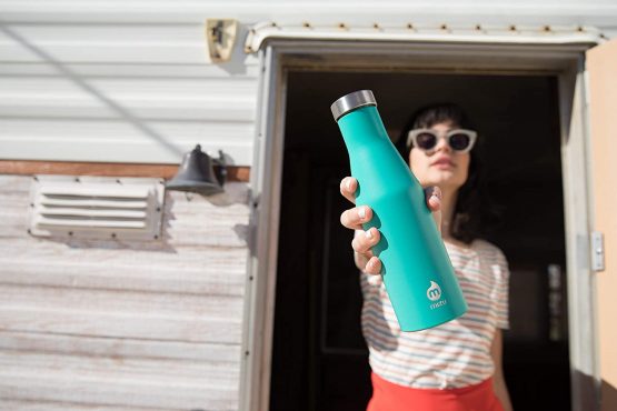 Mizu S4 Stainless Steel Water Bottle, Black, 400ml S04AMZAEBA - Image 4