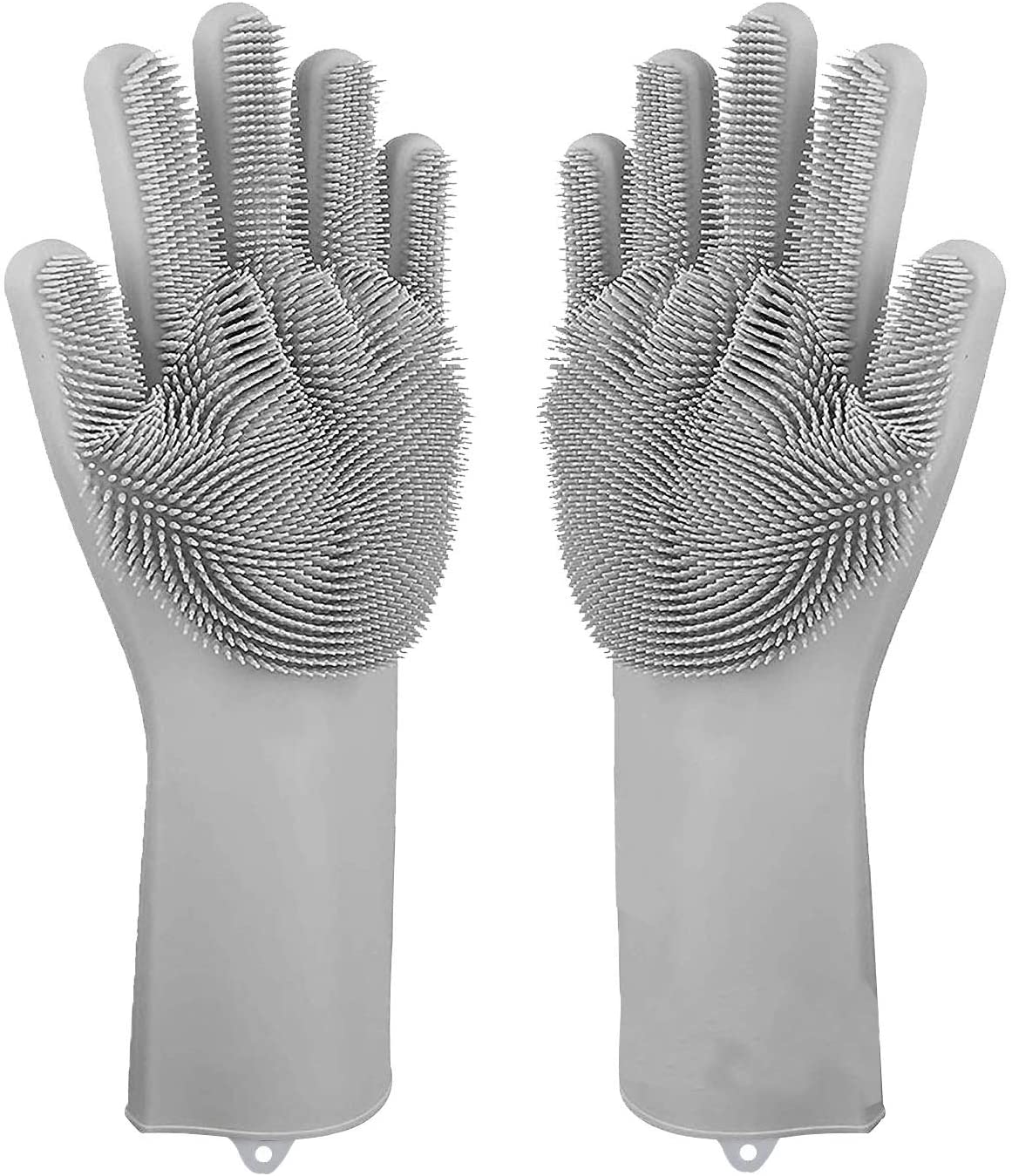 ZKSMNB Pet Grooming Gloves, Gentle Dog Bathing Scrubber Gloves